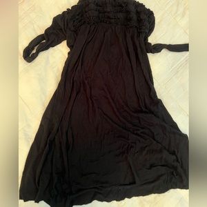 Black maternity dress